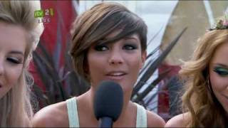 The Saturdays - Interview (Isle Of Wight Festival - 12th June 2010)