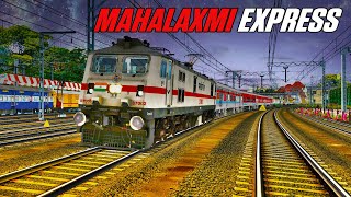 LHB RUN : 17412 MAHALAXMI EXPRESS | NIGHT JOURNEY | PUNE TO CSMT | MSTS LIVE