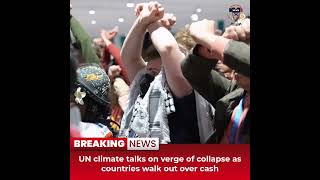 Desitdown News (UN climate talks on verge of collapse as countries walk out over) #desitdown #news