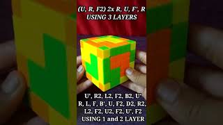 An awesome pattern on 6 by 6 Rubik's cube. #Shorts