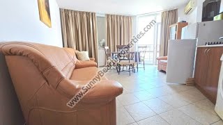 Pool view luxury furnished 2-bedroom/2-bathroom apartment for sale Karolina Sunny Beach Bulgaria