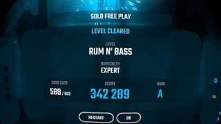 Beat Saber PSVR Rum N Bass Expert 150% Speed A