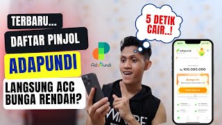 Cara Daftar Pinjol AdaPundi ✅ Hitung Bunganya Jamin Langsung Cair