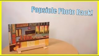 How to Make an easy Photo Rack Using Popsicle Sticks