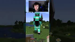 First ever horse jump scare! #minecraft #shorts #gaming ￼