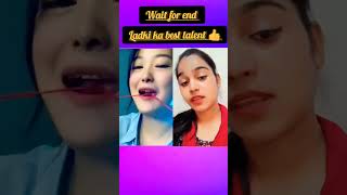 ladki ka talent 😱 #viralvideo #youtubeshorts #shorts #funny #trending