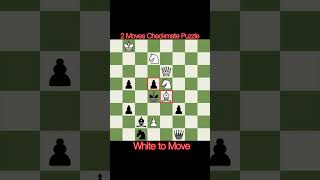 2 moves checkmate puzzle #chess #rapid #blitz #checkmate #chessgame #chesstraps #chesstricks #shorts