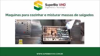 Maquina para cozinhar e misturar massas salgadas