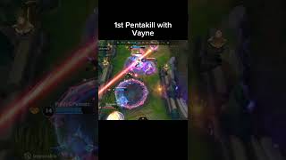 My 1st #pentakill with #Vayne #wildrift en Esmeralda 2