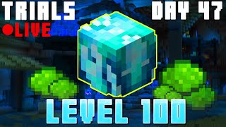 🔴 LEVEL 100/FIESTAS | Hypixel Skyblock TRIALS - Dwarven Mines [Day 47] LIVE