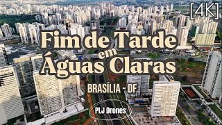 211 - 4K - Drone - Fim de Tarde em Águas Claras DF #aguasclaras #aguasclarasdf #cidades #cidade #df