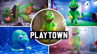 Playtown - All Jumpscares & All Bosses (Not Banban)