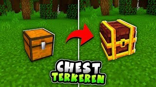 CARA UPGRADE CHEST BIASA MENJADI SUPER KEREN DI MINECRAFT !! - MCPE 1.14.2.52