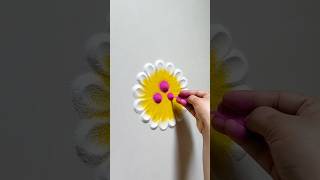 Ganesh chaturthi rangoli#flower  #beautiful #youtubeshorts