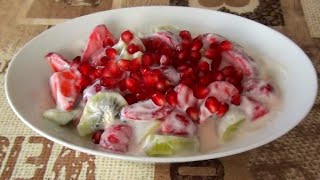 Yogurt with strawberry and kiwi | Yogurt Strawberries dessert