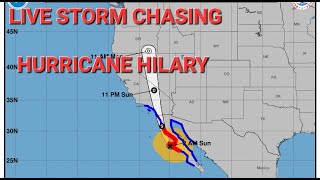 🔴LIVE Tropical Storm Hilary - California/Nevada - Live Storm Chaser