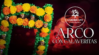 ARCO DE FLORES DE CEMPASÚCHIL / Manualidades Para Día De Muertos