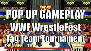 WWF WrestleFest Tag-Team Tournament - Pop Up Gameplay