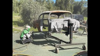 Work Begins on the '55 Chevy Delray Gasser at The Nitro Garage