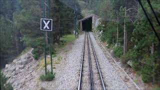 RAIL VIEW/Viaje en cabina del cremallera de la Vall de Nuria (Girona)