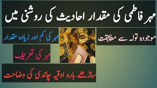 Quantity Of Mehre Fatmi |Mehr In The Light Of Islam|Maximum and Minimum Quantity of Mehar#Talsh Tv