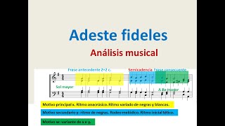 Adeste fideles. Análisis musical