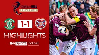 Wilson strikes LATE in Edinburgh derby! 🔥 | Hibs 1-1 Hearts | Scottish Premiership Highlights