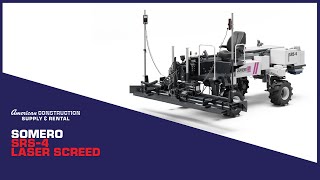 The Best Compact Boom Screed - Somero SRS-4 (2023)