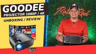 Goodee Projector 1080P/4K Unboxing, Setup, and Review!