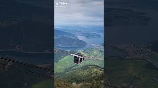 Cabriobahn, Stanserhorn, Switzerland: world's  first open-deck cable car