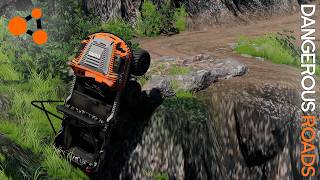 BeamNG.drive - Wydra 8x8 Takes On Dangerous Roads