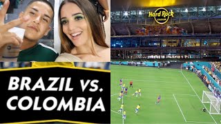 BRAZIL VS. COLOMBIA 2019 | HARD ROCK STADIUM| VLOG