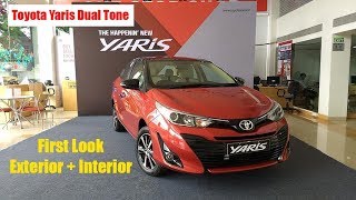 2019 Dual Tone Toyota Yaris | India | First Look | Walk Around | Exterior and Interior Features