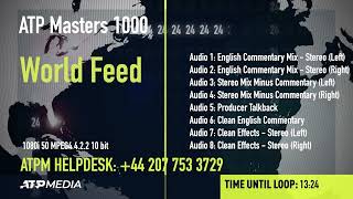 ATP Master 1000 World FEED Testcard (8 audio)