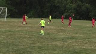 New Fairfield U14 girls 9/18/16 @ ERU - Gabby scores