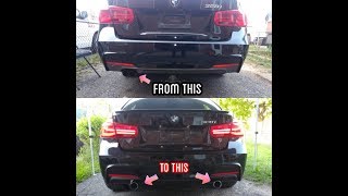 install dual exhaust on bmw f30