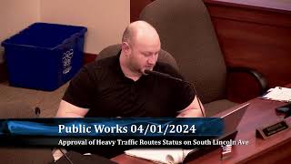 BOARD OF PUBLIC WORKS 4-1-2024