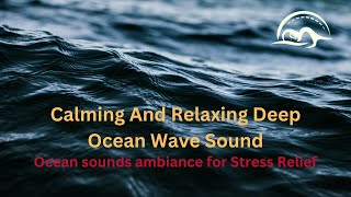 The Most Calming And Relaxing Deep Ocean Wave Sound Video For A Great Sleep