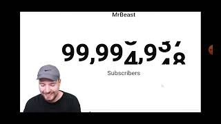 Mrbeast hits 100M subs with his reaction