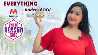 UNBELIEVABLE😱Myntra End of Reason Sale 2024 Finds | Kurta Sets, Tops, Dresses | Pooja Jung Thapa