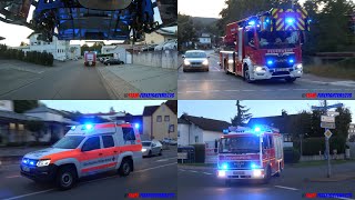 [Mit Inside-View l Großalarm F3Y] Alarmübung Feuer auf Station im Gesundheitszentrum Odenwaldkreis