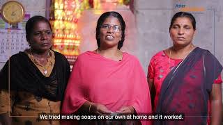 Aster volunteers - Soap Making - Women empowerment