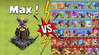 Max Level Monolith VS All Max Troops | Clash Of Clans