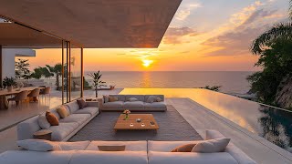 Morning Jazz by a Luxurious Seaside Villa - Smooth Bossa Nova for a Relaxed Mind