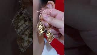 Beautiful Stunning😍 Elegant Earrings  ❤ | Share and like them | #shortsvideo