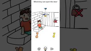 puzzle| brain out| which key can open the door