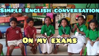 Ennum Ezhuthum/Practising Simple English conversation for kids during exams/Government school