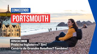 Nossa primeira praia na Inglaterra! E é muito diferente do que conhecemos...