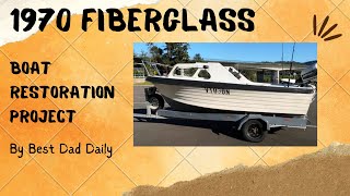 DIY Restoration 1970's Fiberglass Boat