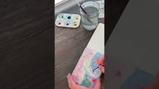 #watercolor #paintingvideo #paintwithme #nostalgia #artchallenge